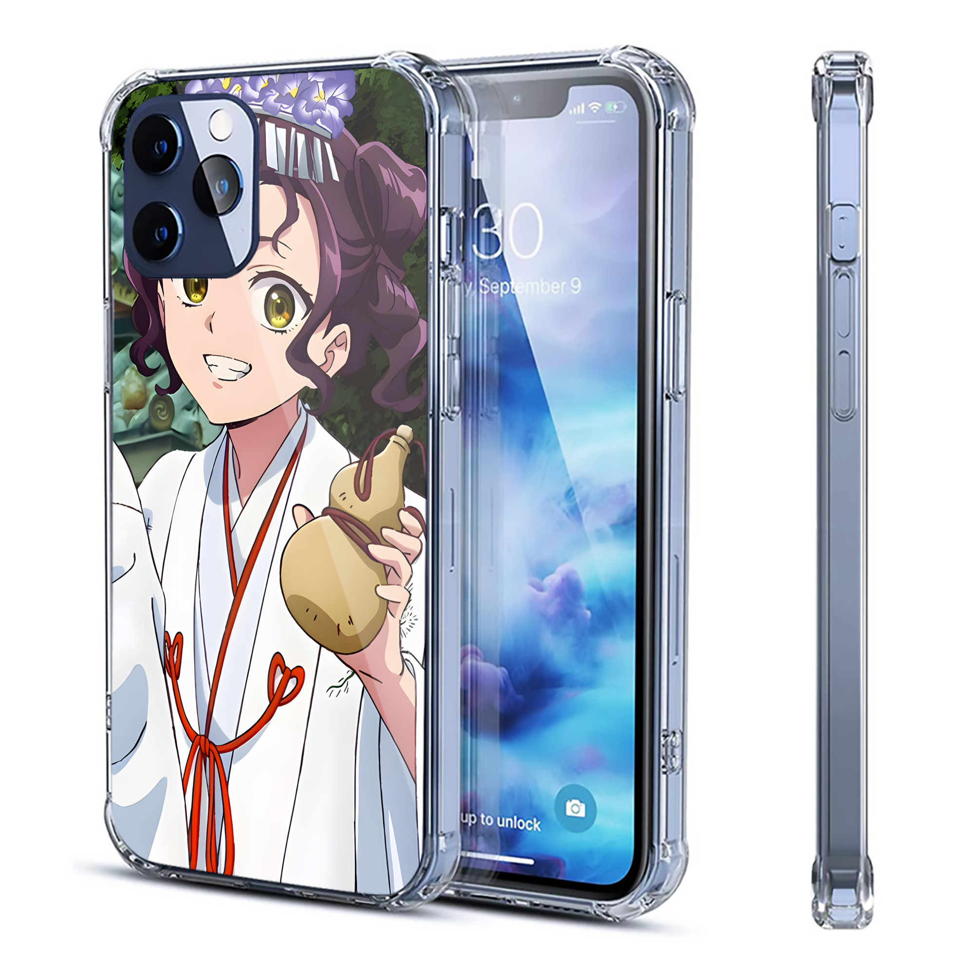 （画像用） 薬屋のひとりごと The Apothecary Diaries 【iPhone 12シリーズ対応】透明スマホケース（クリアソフトケース）